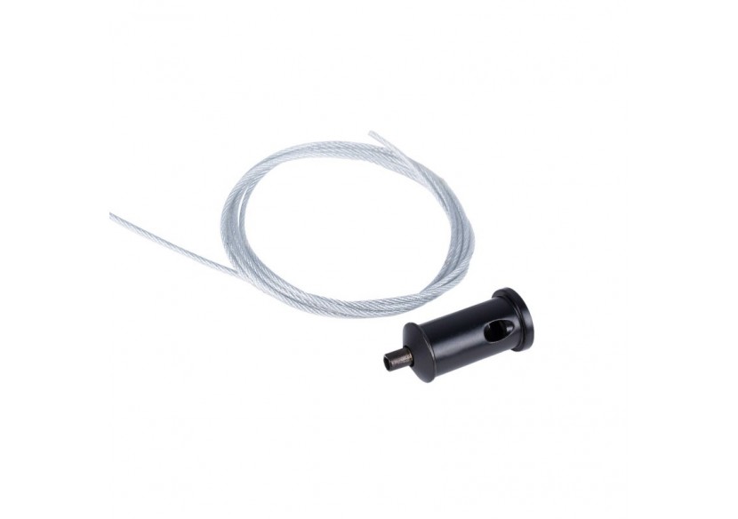 Suspension acoustique horizontale "DRAC"-4 globes lumineux et 8 globes absorbants - B206-H-CB - Barcelona LED