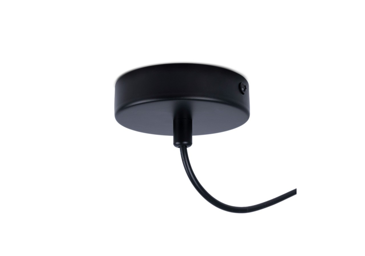 Suspension acoustique horizontale "DRAC"-4 globes lumineux et 8 globes absorbants - B206-H-CB - Barcelona LED