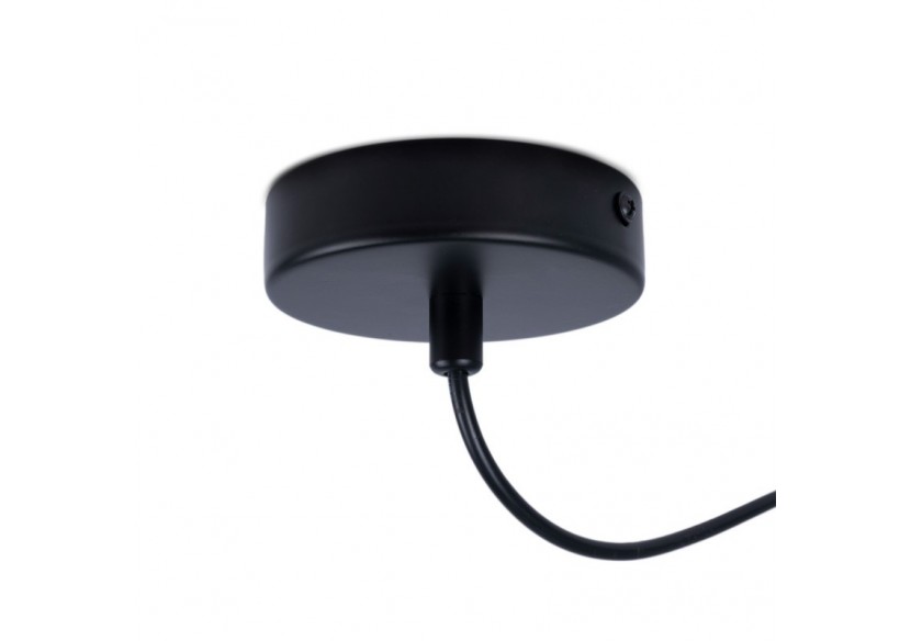 Suspension acoustique horizontale "DRAC"-4 globes lumineux et 8 globes absorbants - B206-H-CB - Barcelona LED