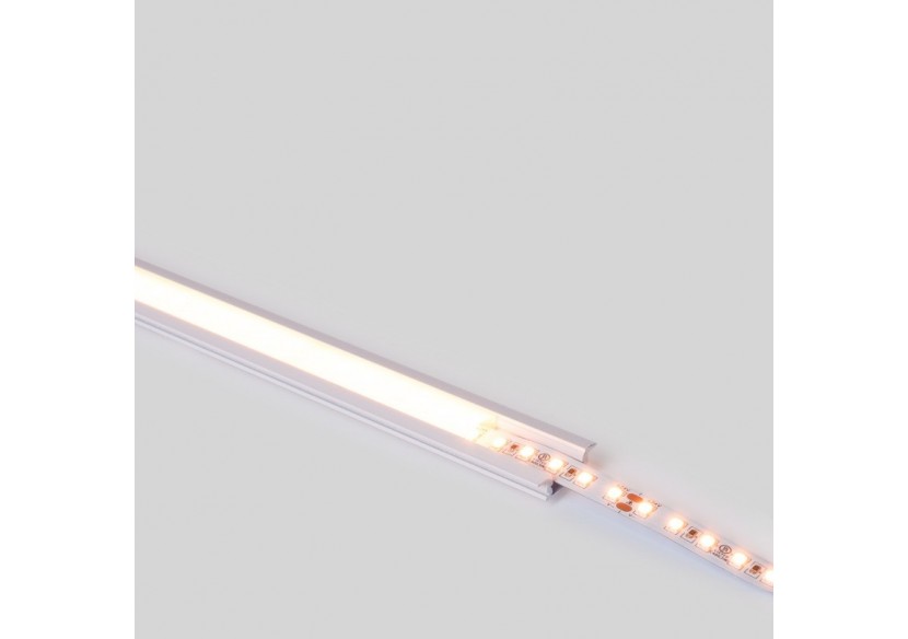 Profilé encastré en aluminium-Kit complet-24,5 x 7mm-Ruban LED jusqu'à 12 mm-2m - BXT-163-B - Barcelona LED