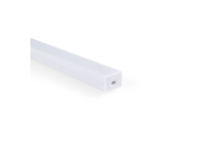 Profilé de surface en aluminium avec diffuseur-Kit complet-18 x13mm-Ruban LED jusqu'à 15 mm-2m - BXT-340-B - Barcelona LED