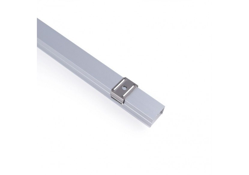 Profilé de surface en aluminium avec diffuseur-Kit complet-18 x13mm-Ruban LED jusqu'à 15 mm-2m - BXT-340-P - Barcelona LED