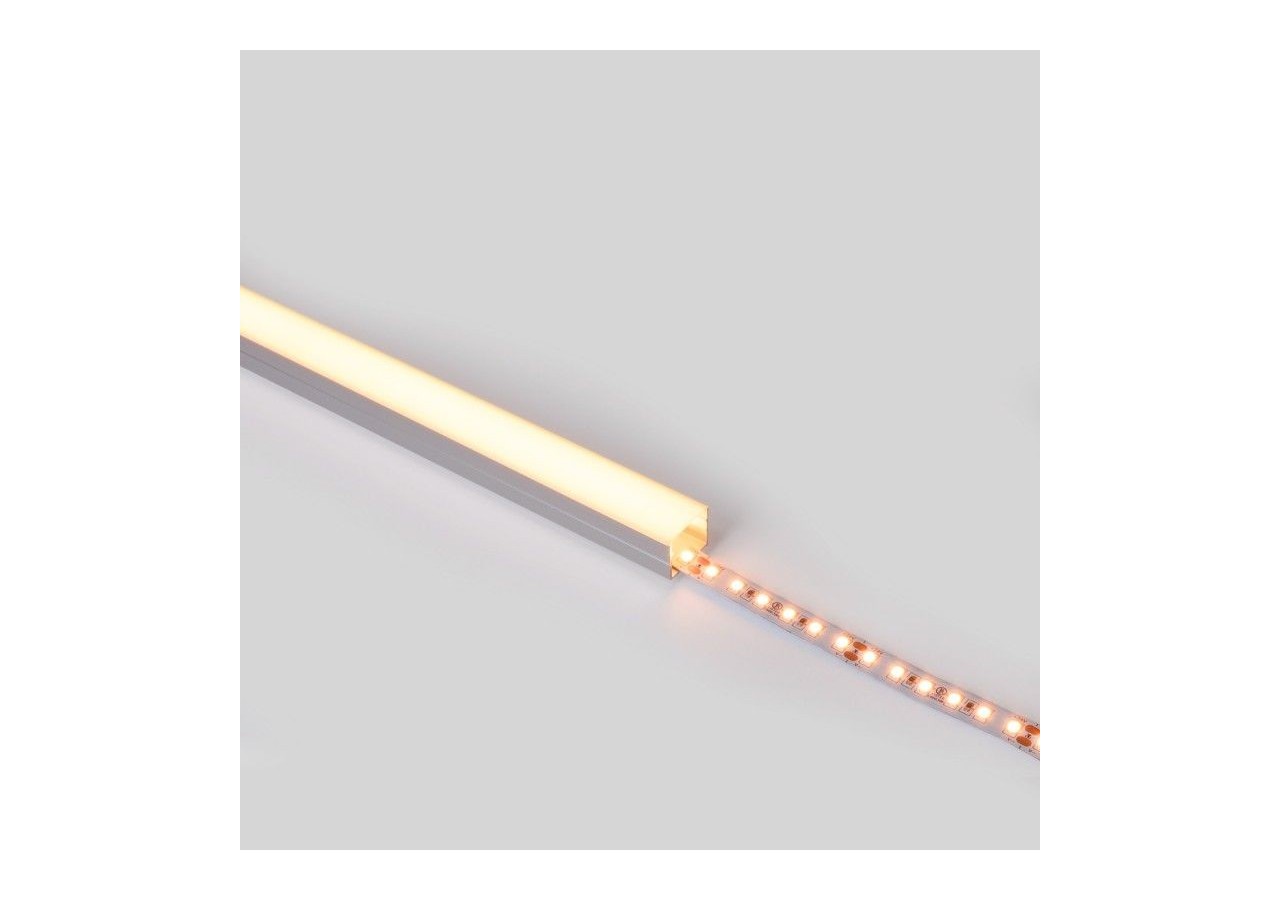 Profilé de surface en aluminium avec diffuseur-Kit complet-18 x13mm-Ruban LED jusqu'à 15 mm-2m - BXT-340-P - Barcelona LED