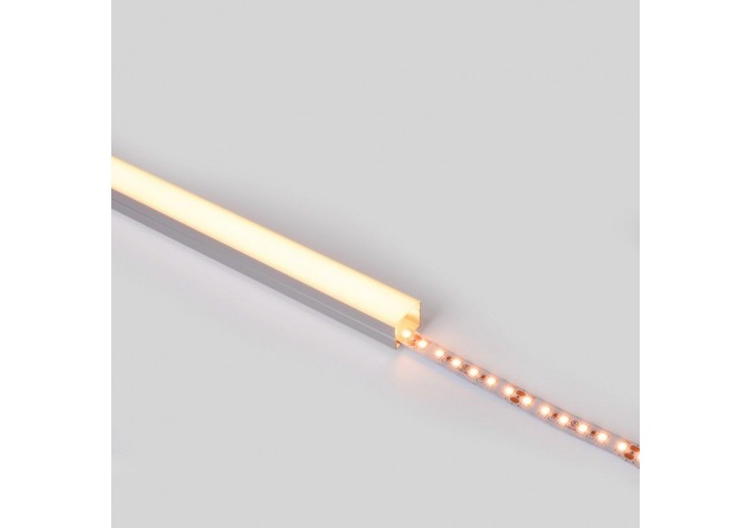 Profilé de surface en aluminium avec diffuseur-Kit complet-18 x13mm-Ruban LED jusqu'à 15 mm-2m - BXT-340-P - Barcelona LED