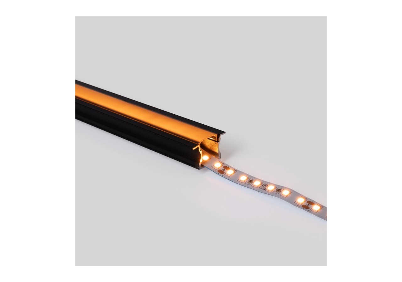 Profilé encastré en aluminium-Kit complet-25 x 14,5mm-Ruban LED jusqu'à 12 mm-2m - BXT-394-N - Barcelona LED