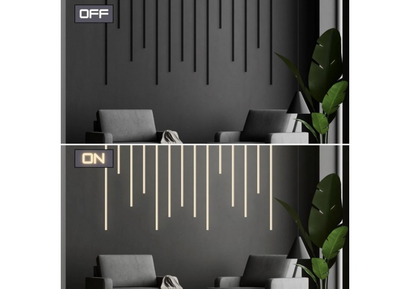 Profilé encastré en aluminium-Kit complet-25 x 14,5mm-Ruban LED jusqu'à 12 mm-2m - BXT-394-N - Barcelona LED