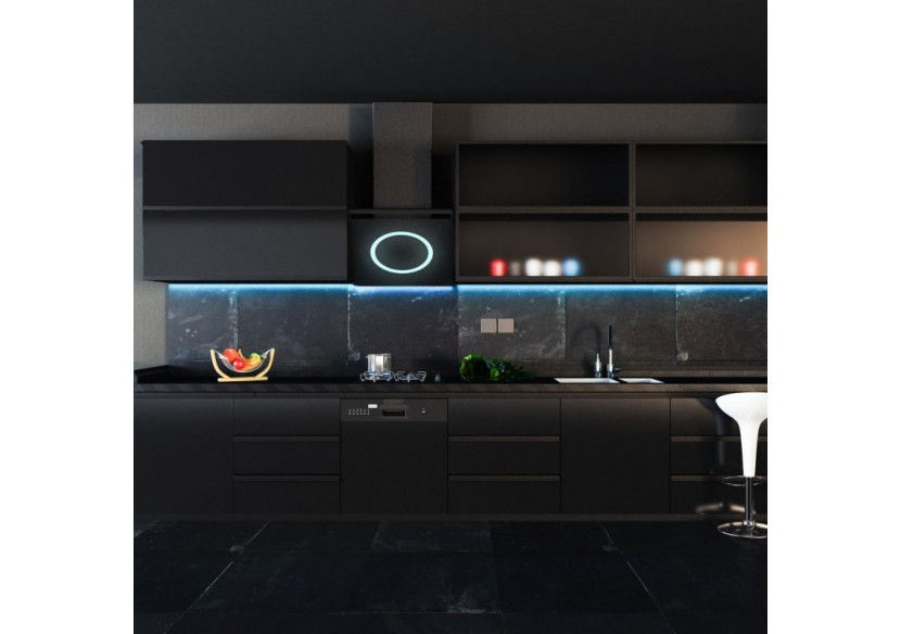 Profilé encastré en aluminium-Kit complet-25 x 14,5mm-Ruban LED jusqu'à 12 mm-2m - BXT-394-N - Barcelona LED