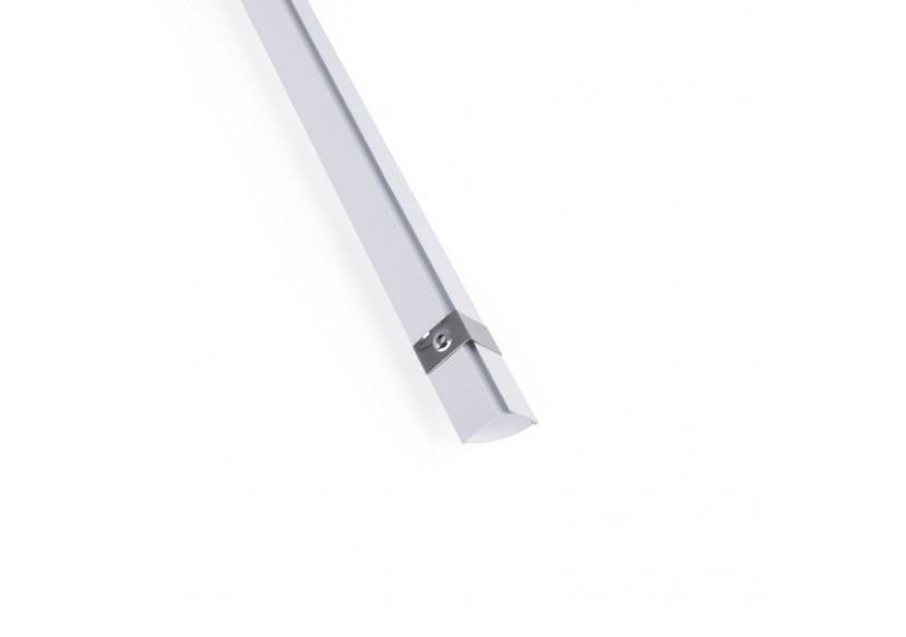 Profilé d'angle en aluminium avec diffuseur-Kit complet-20x20mm -Ruban LED jusqu'à 10mm-2m - BXT-632-B - Barcelona LED