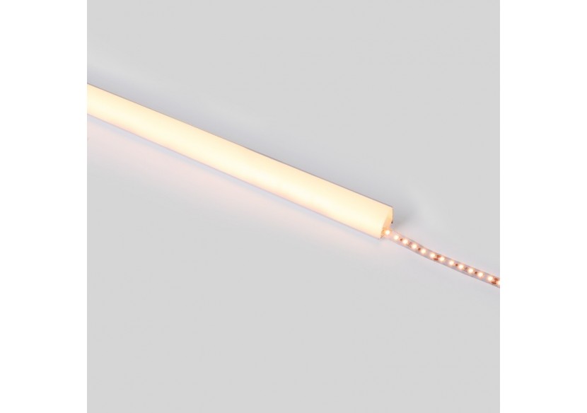 Profilé d'angle en aluminium avec diffuseur-Kit complet-20x20mm -Ruban LED jusqu'à 10mm-2m - BXT-632-B - Barcelona LED