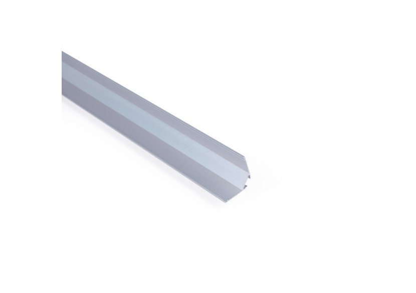 Profilé d'angle en aluminium avec diffuseur-Kit complet-20x20mm -Ruban LED jusqu'à 10mm-2m - BXT-632-P - Barcelona LED