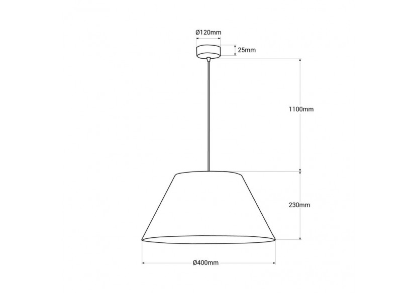 Suspension acoustique "Gandal 40"-diamètre 40cm - B314-400-C - Barcelona LED