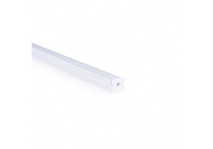 Profilé de surface en aluminium avec diffuseur-Kit complet-17,6 x 14,5mm-Ruban LED jusqu'à 12 mm-2m - BXT-393-B - Barcelona LED