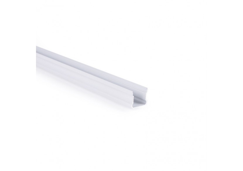 Profilé de surface en aluminium avec diffuseur-Kit complet-17,6 x 14,5mm-Ruban LED jusqu'à 12 mm-2m - BXT-393-B - Barcelona LED