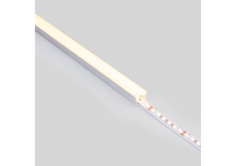 Profilé de surface en aluminium avec diffuseur-Kit complet-17,6 x 14,5mm-Ruban LED jusqu'à 12 mm-2m - BXT-393-P - Barcelona LED