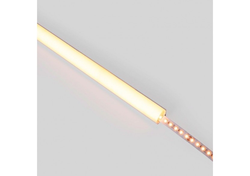 Profilé d'angle en aluminium avec diffuseur-Kit complet-15,8x15,8mm-Ruban LED jusqu'à 10 mm-2m - BXT-58-B - Barcelona LED