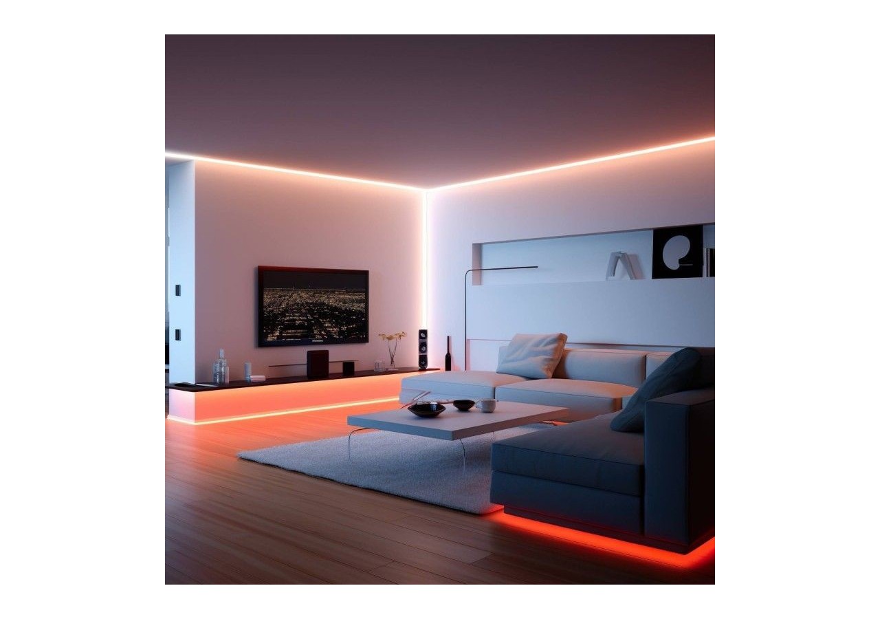 Profilé d'angle en aluminium avec diffuseur-Kit complet-15,8x15,8mm-Ruban LED jusqu'à 10 mm-2m - BXT-58-B - Barcelona LED