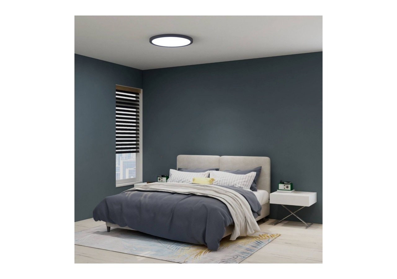 Plafonnier LED rond CCT 40W-IP40 - B1770-40W-CCT-N - Barcelona LED