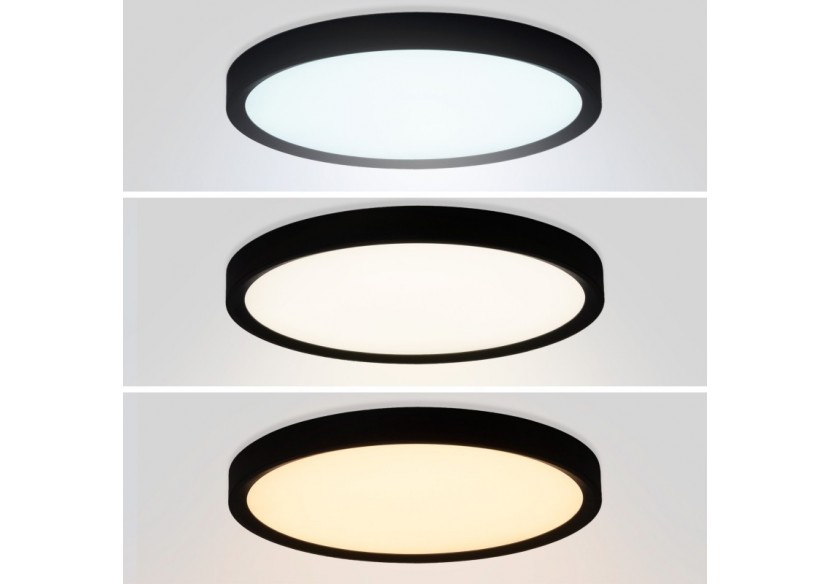 Plafonnier LED rond CCT 40W-IP40 - B1770-40W-CCT-N - Barcelona LED