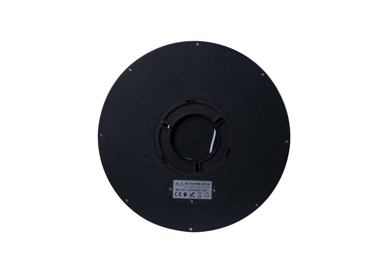 Plafonnier LED rond CCT 40W-IP40 - B1770-40W-CCT-N - Barcelona LED