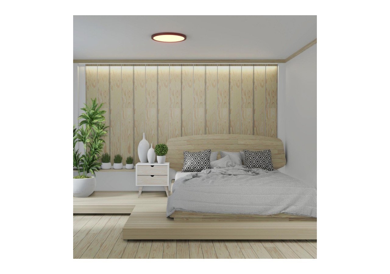 Plafonnier LED rond CCT 40W-IP40 - B1770-40W-CCT-N - Barcelona LED