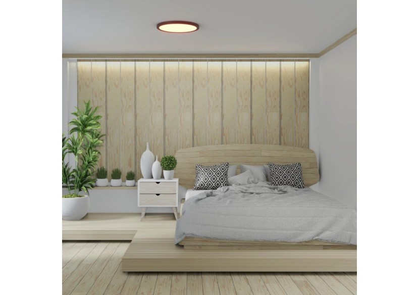 Plafonnier LED rond CCT 40W-IP40 - B1770-40W-CCT-N - Barcelona LED