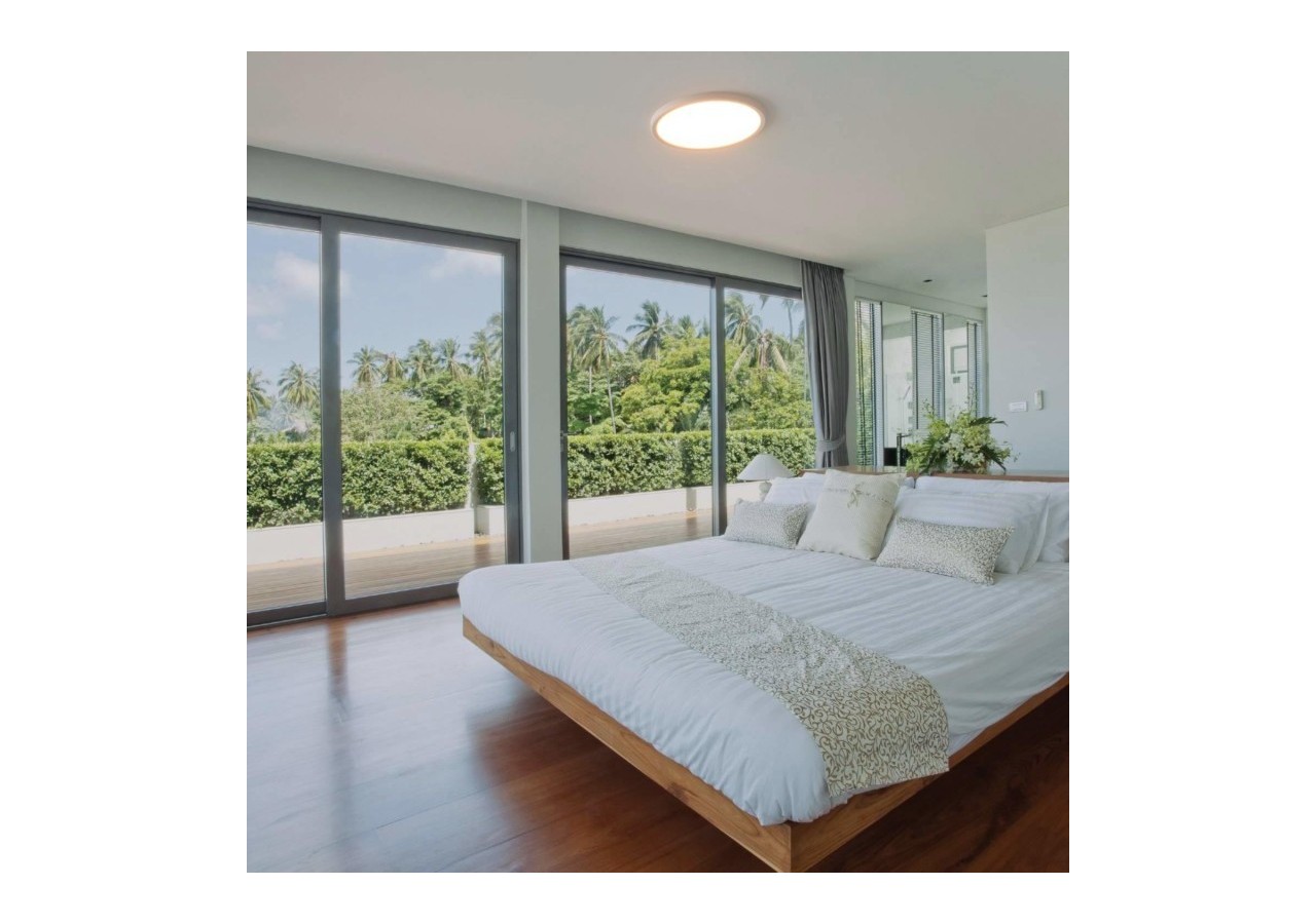 Plafonnier LED rond CCT 40W-IP40 - B1770-40W-CCT-B - Barcelona LED