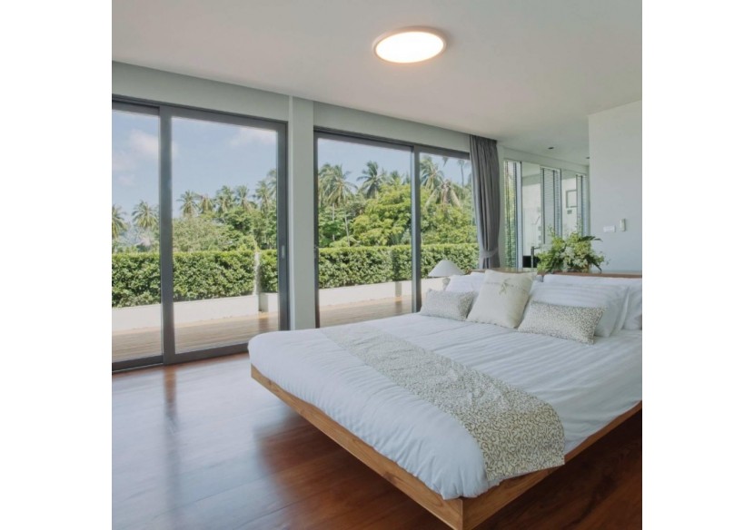 Plafonnier LED rond CCT 40W-IP40 - B1770-40W-CCT-B - Barcelona LED