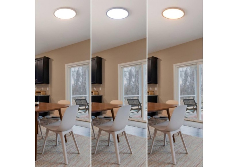 Plafonnier LED rond CCT 40W-IP40 - B1770-40W-CCT-B - Barcelona LED