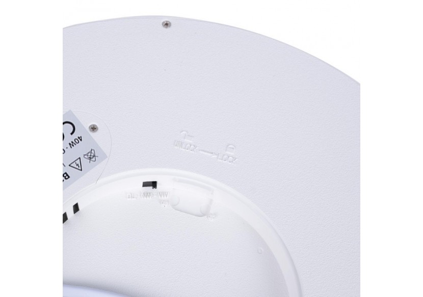 Plafonnier LED rond CCT 40W-IP40 - B1770-40W-CCT-B - Barcelona LED