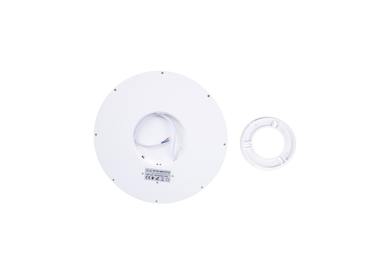 Plafonnier LED rond CCT 40W-IP40 - B1770-40W-CCT-B - Barcelona LED