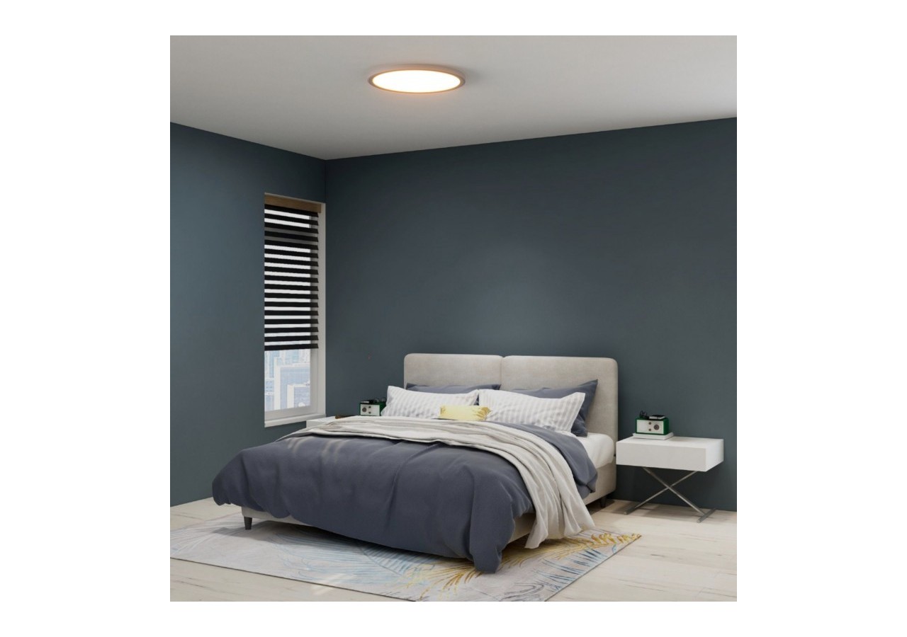 Plafonnier LED rond CCT 40W-IP40 - B1770-40W-CCT-B - Barcelona LED