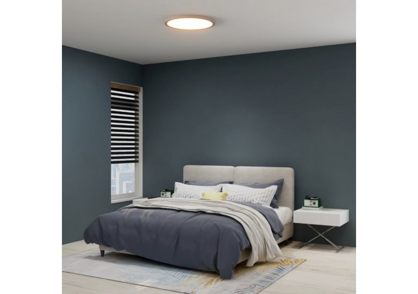 Plafonnier LED rond CCT 40W-IP40 - B1770-40W-CCT-B - Barcelona LED