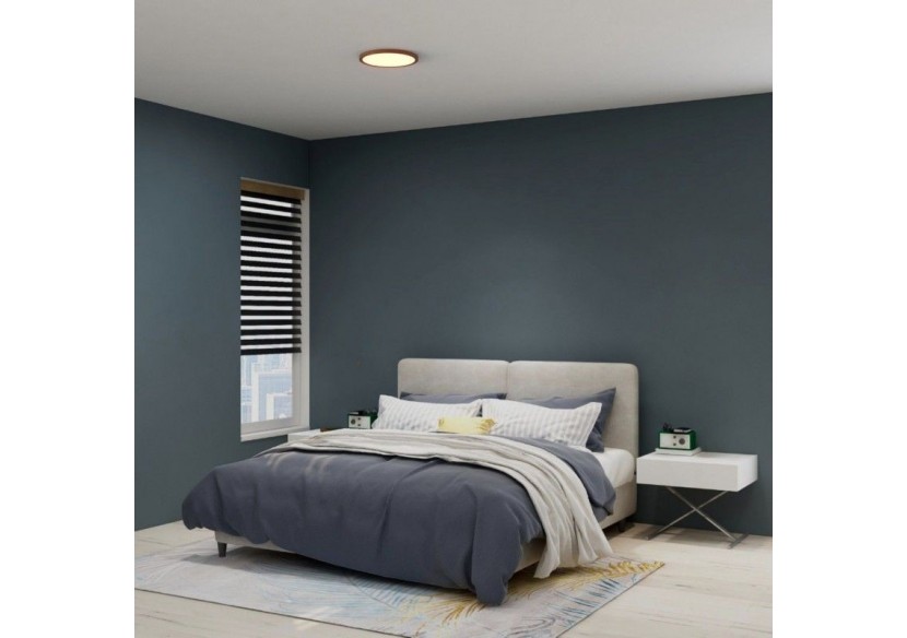 Plafonnier LED rond CCT 24W-IP40 - B1770-24W-CCT-N - Barcelona LED