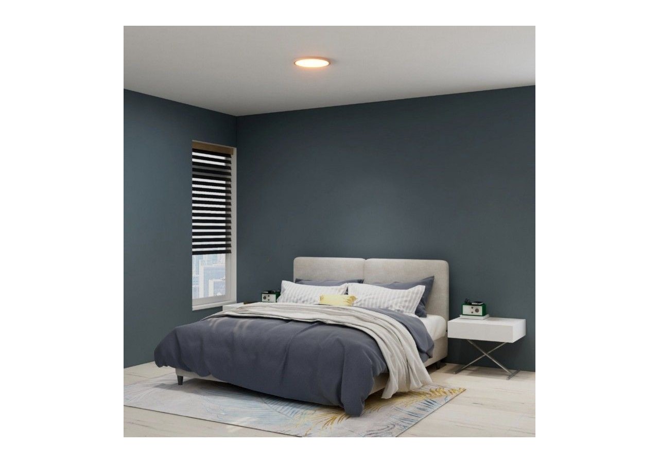 Plafonnier LED rond CCT 24W-IP40 - B1770-24W-CCT-B - Barcelona LED