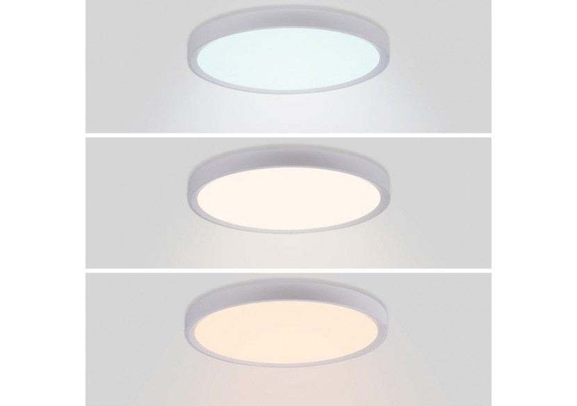 Plafonnier LED rond CCT 24W-IP40 - B1770-24W-CCT-B - Barcelona LED Plafonnier LED rond CCT 24W-IP40 - B1770-24W-CCT-B - Barcelona LED