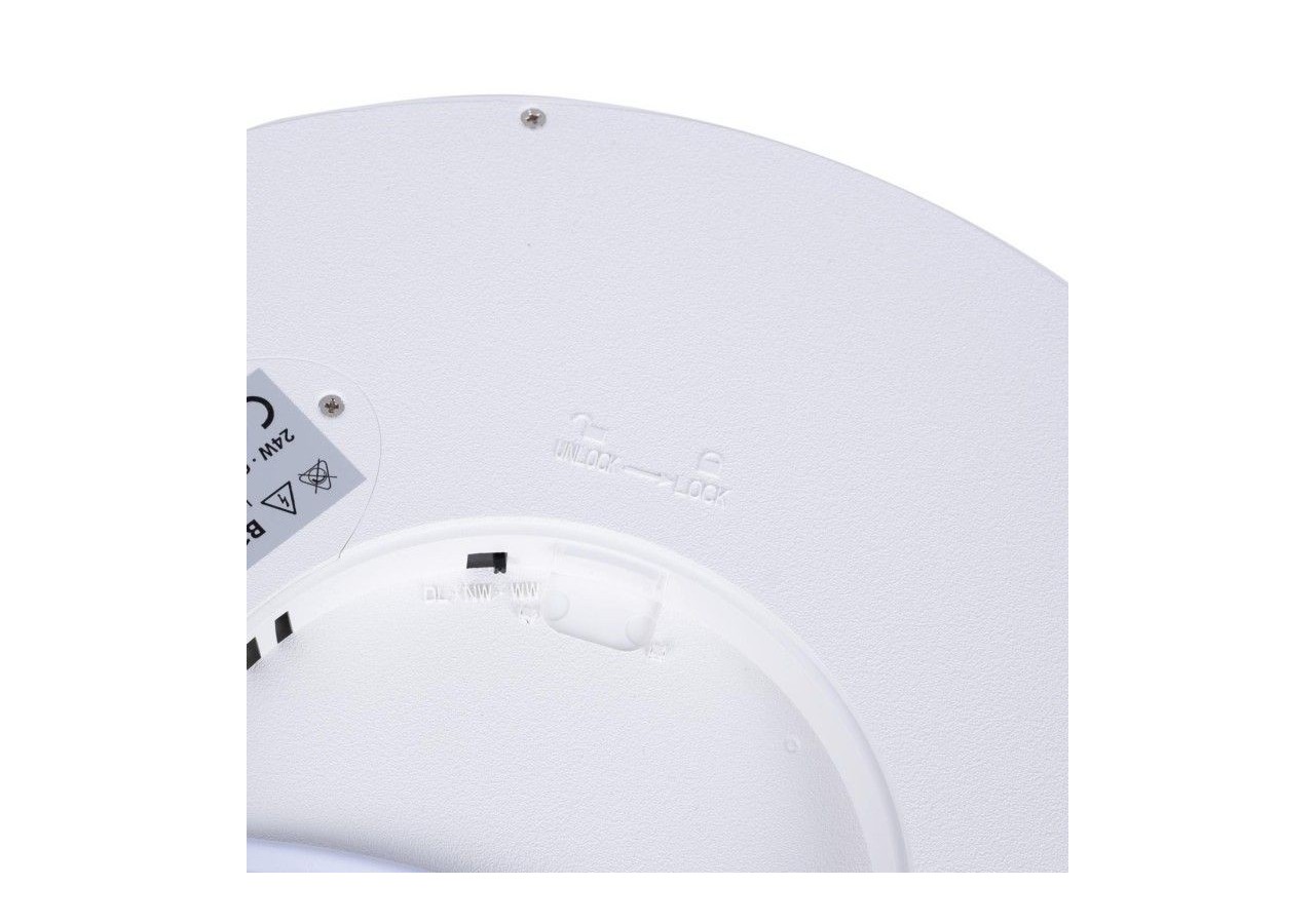 Plafonnier LED rond CCT 24W-IP40 - B1770-24W-CCT-B - Barcelona LED