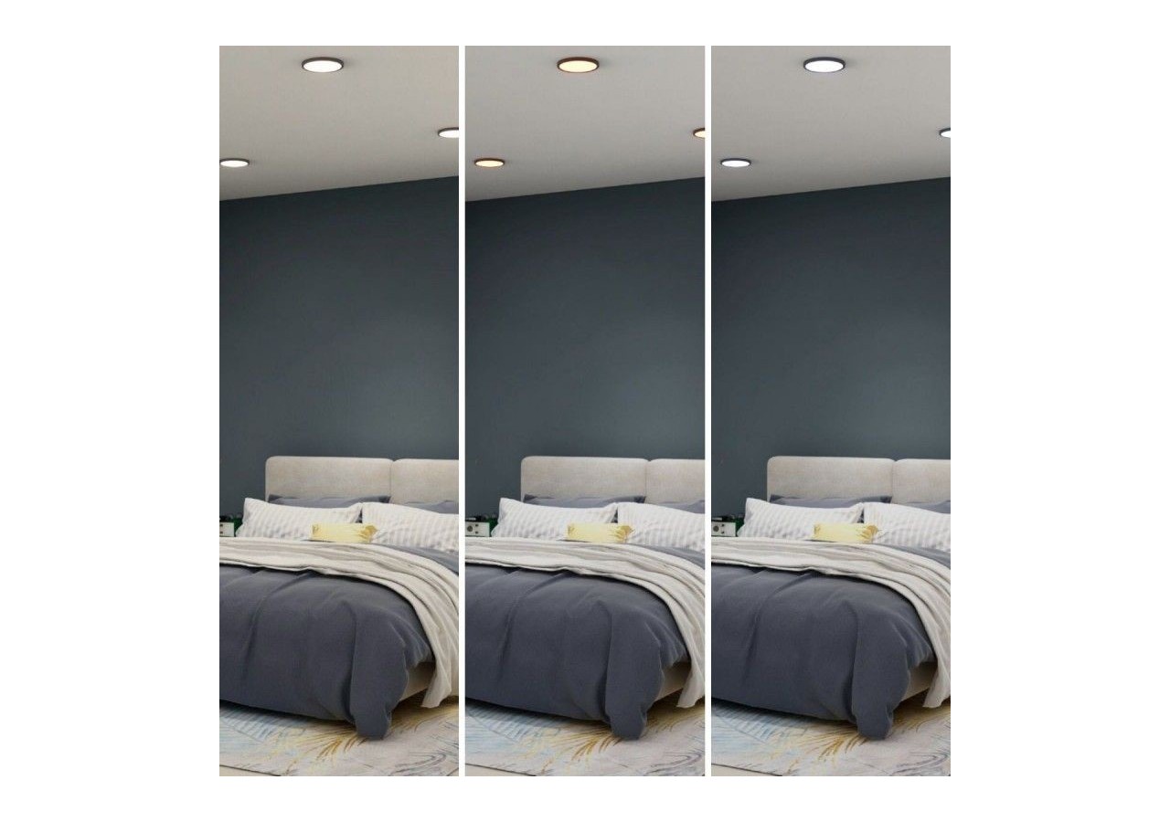Plafonnier LED rond CCT 18W-IP40 - B1770-18W-CCT-N - Barcelona LED