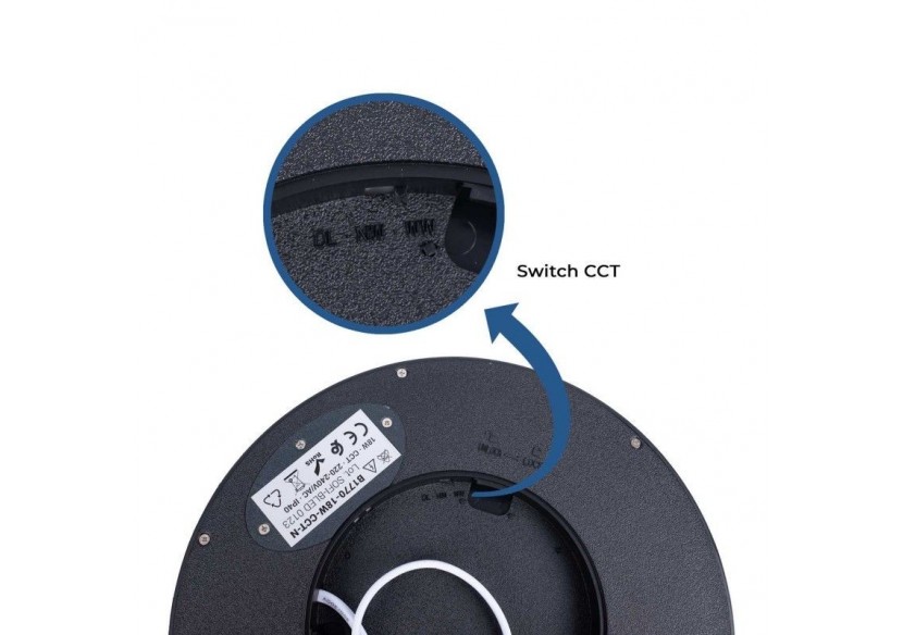 Plafonnier LED rond CCT 18W-IP40 - B1770-18W-CCT-N - Barcelona LED Plafonnier LED rond CCT 18W-IP40 - B1770-18W-CCT-N - Barcelona LED