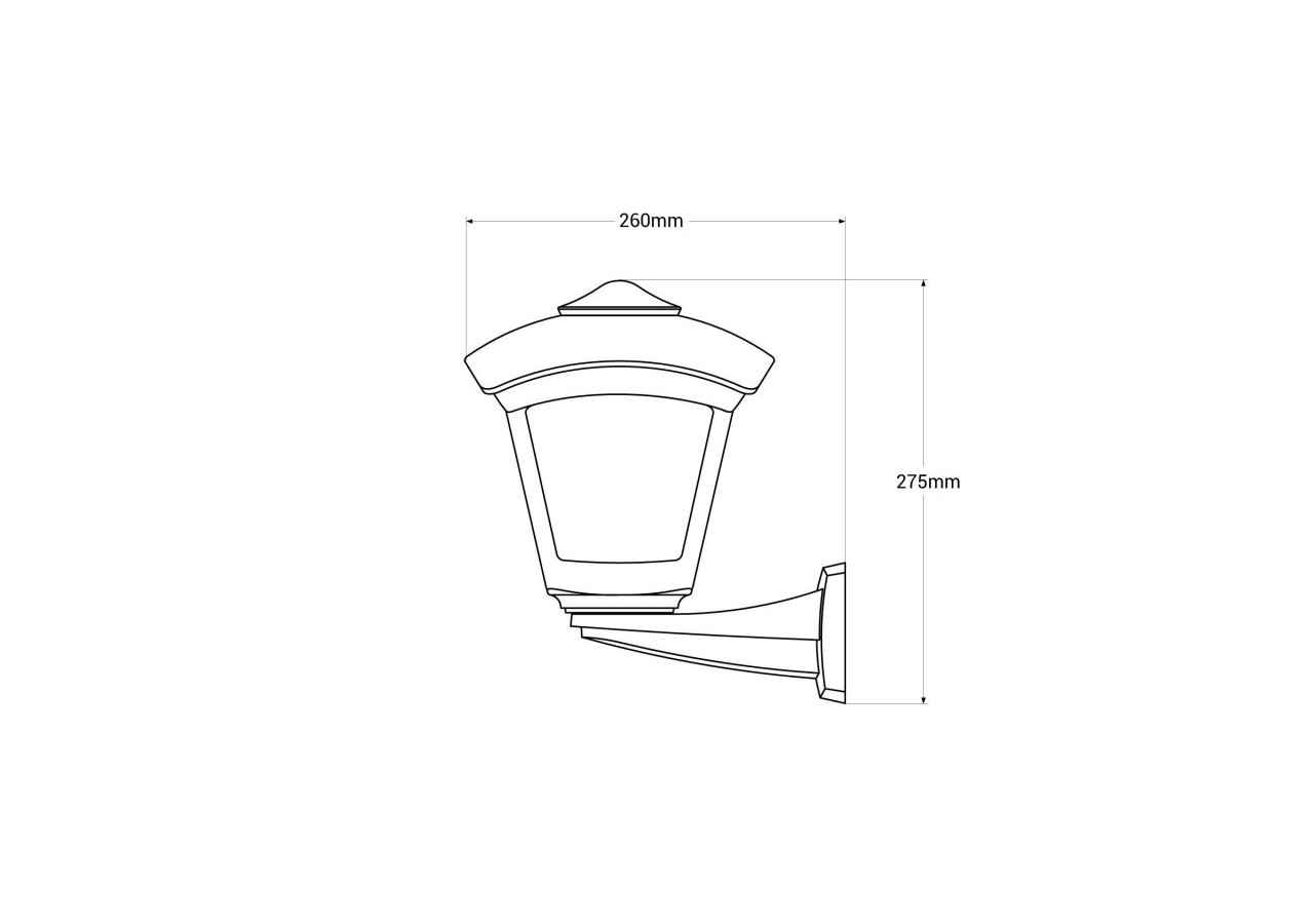 Applique murale lanterne d'extérieur FUMAGALLI "Nardo/Roby"-1 x E27-8,5W CCT - T20.240.000.WXE27 - Barcelona LED