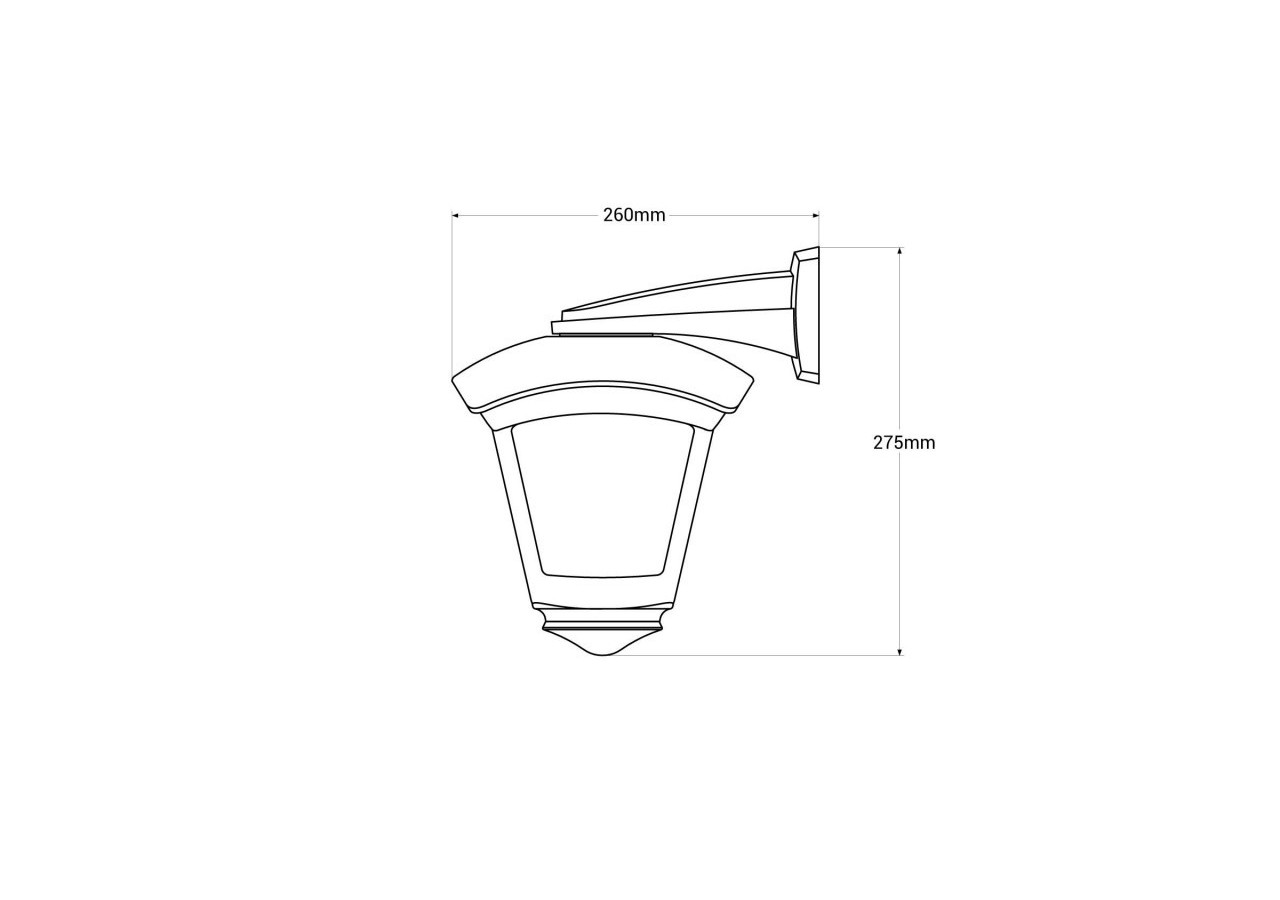 Applique murale lanterne d'extérieur FUMAGALLI "Nardo/Roby"-1 x E27-8,5W CCT - T20.240.000.WXE27 - Barcelona LED