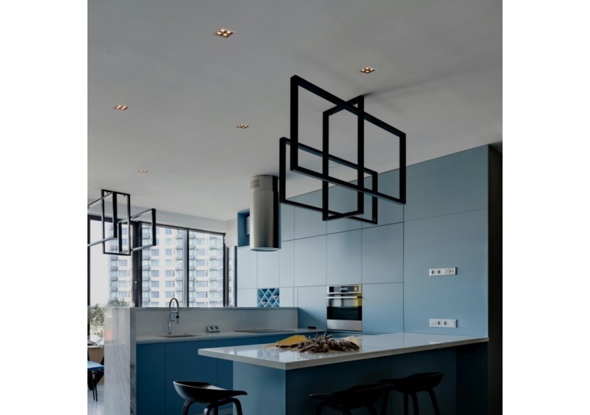 Spot LED encastrable carré 8W-4 lumières-UGR18-IRC90-Puce OSRAM-Blanc - B1217-8W-B-270 - Barcelona LED Spot LED encastrable carré 8W-4 lumières-UGR18-IRC90-Puce OSRAM-Blanc - B1217-8W-B-270 - Barcelona LED