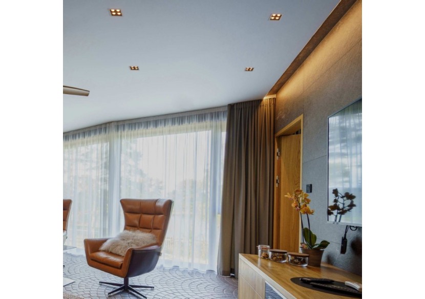 Spot LED encastrable carré 8W-4 lumières-UGR18-IRC90-Puce OSRAM-Blanc - B1217-8W-B-270 - Barcelona LED Spot LED encastrable carré 8W-4 lumières-UGR18-IRC90-Puce OSRAM-Blanc - B1217-8W-B-270 - Barcelona LED