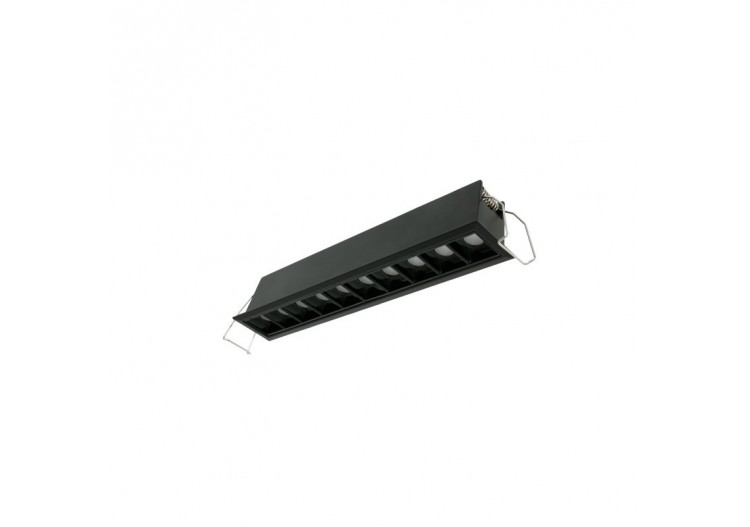 Spot linéaire LED encastré 20W-UGR18-IRC90-Puce OSRAM-Noir - B1218-20W-N-270 - Barcelona LED
