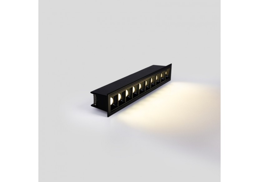 Spot linéaire LED encastré 20W-UGR18-IRC90-Puce OSRAM-Noir - B1218-20W-N-270 - Barcelona LED