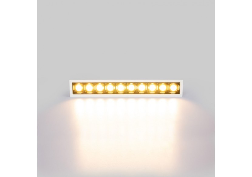 Spot linéaire LED encastré 20W-UGR18-IRC90-Puce OSRAM-Blanc - B1218-20W-B-270 - Barcelona LED