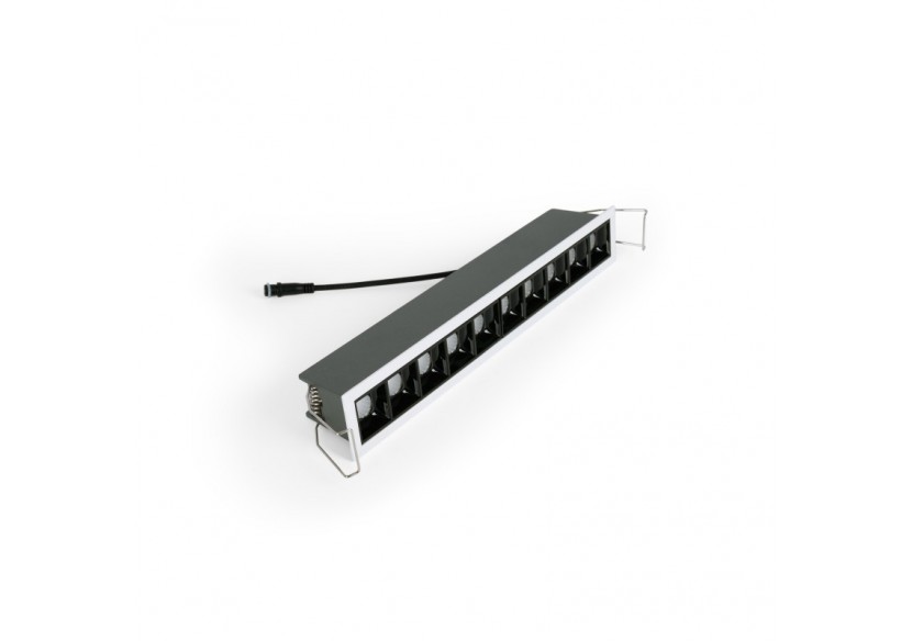 Spot linéaire LED encastré 20W-UGR18-IRC90-Puce OSRAM-Blanc - B1218-20W-B-270 - Barcelona LED