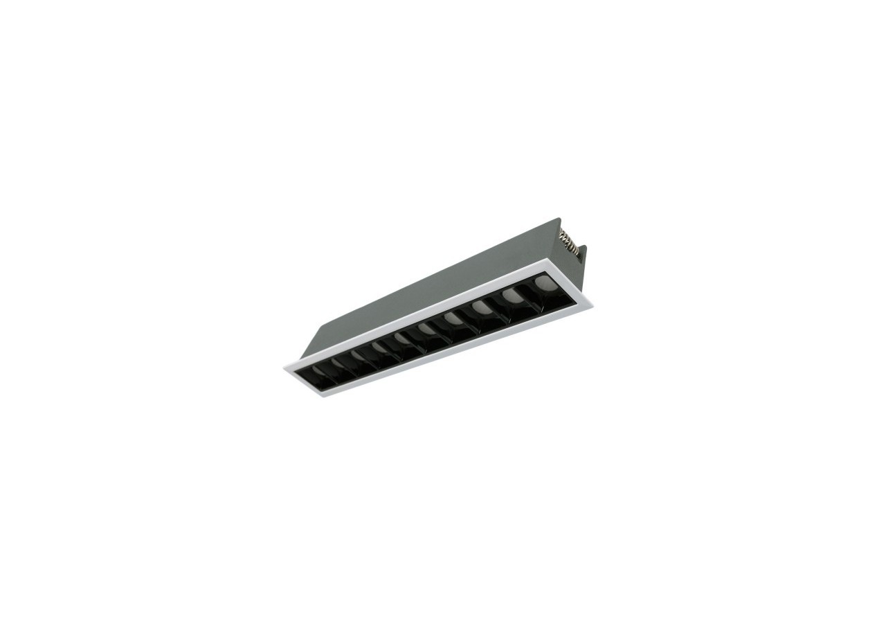 Spot linéaire LED encastré 20W-UGR18-IRC90-Puce OSRAM-Blanc - B1218-20W-B-270 - Barcelona LED