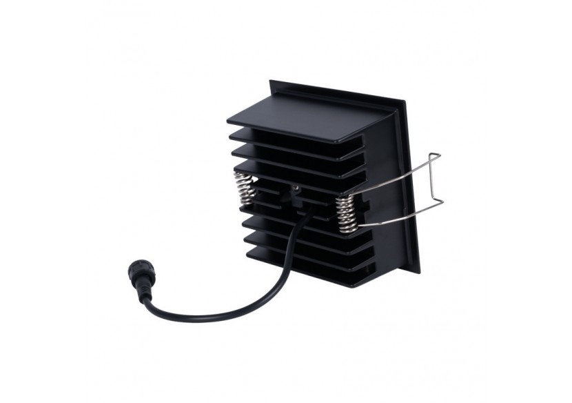 Spot LED encastrable carré 18W-9 lumières-UGR18-IRC90-Puce OSRAM-Noir - B1217-18W-N-270 - Barcelona LED