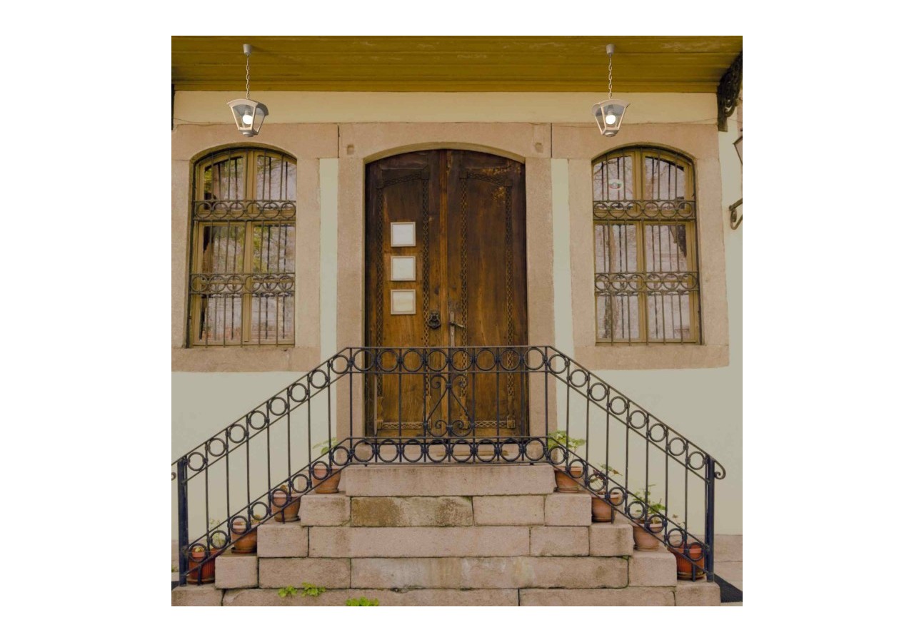 Suspension lanterne "Sicar/Roby" de FUMAGALLI- 1 x E27-8,5W CCT - T20.125.000.LXE27 - Barcelona LED