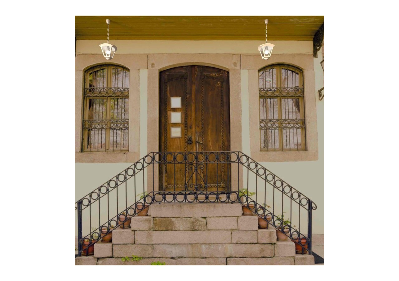 Suspension lanterne "Sicar/Roby" de FUMAGALLI- 1 x E27-8,5W CCT - T20.125.000.WXE27 - Barcelona LED